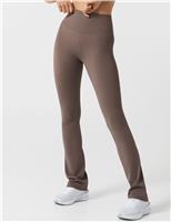 Lilybod Zarra High Waisted Bootcut Leggings Brown