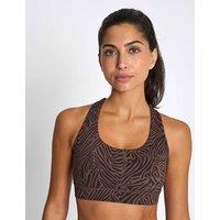 Lilybod Frankie Cloud-Core Firm Support Sports Bra Medium Brown