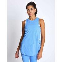 Lilybod Zela Crew Neck Racer Back Longline Vest Top Light Blue
