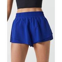 Lilybod Sydney High Waisted Running Shorts Cobalt