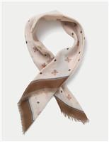 Neutral Print Scarf