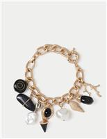 Shell And Charm Bracelet
