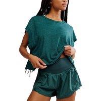 FP Movement Carpe Diem High Waisted Shorts Light Green