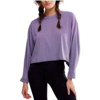 FP Movement Inspire Layer Pure Cotton Crew Neck Top Lilac