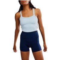 FP Movement All Clear Cami Solid Fitted Crop Top Pale Blue