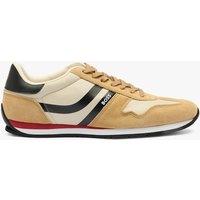 Boss Lace Up Trainers Beige Mix