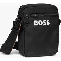 Boss Textured Cross Body Bag Black
