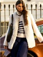 RO&ZO Textured Gilet Ivory