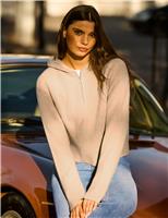 Pure Wool Half Zip Hoodie