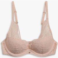 Boss Lace Half Padded Wired Push Up Bra (B-D) Light Pink