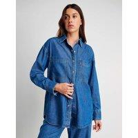 Jag Cotton Rich Denim Shirt Denim