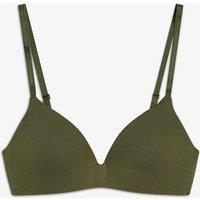 Hugo Cotton Rich Wired T-Shirt Bra Dark Green