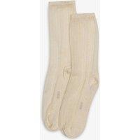 Boss 2 Pack Ankle High Socks White