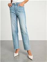 Jag High Waisted Straight Leg Jeans Light Blue