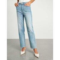 Jag High Waisted Straight Leg Jeans Light Blue