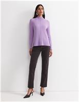 Pure Wool Funnel Neck Sweatshirt