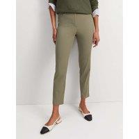 Sportscraft Cotton Rich Slim Fit Cropped Trousers Khaki