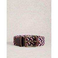 White Stuff Stretch Woven Belt Natural