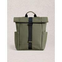 White Stuff Rubberised Backpack Green