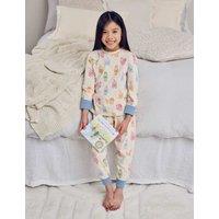 Chelsea Peers Cotton Rich Dog Print Pyjamas (1-12 Yrs) White