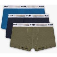 Boss 3 Pack Trunks Blue Mix
