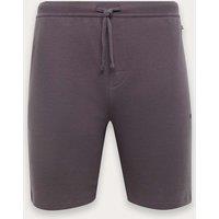 Boss Cotton Rich Jersey Waffle Pyjama Shorts Purple