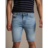 Boss Re.Maine Denim Shorts Blue Denim