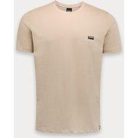 Boss Pure Cotton Crew Neck T-Shirt Beige