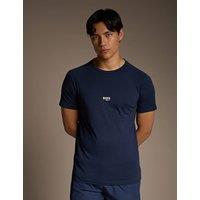 Boss Slim Fit Pure Cotton T-Shirt Navy