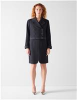 Double Breasted Cropped Jacket