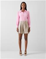 Pure Silk Collared Blouse