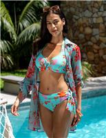 Heatwave Tie Side Roll Top Bikini Bottoms