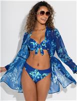 Palermo Floral High Leg Bikini Bottoms