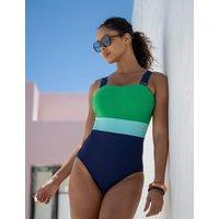 Pour Moi Tall Palm Springs Tummy Control Swimsuit Navy Mix