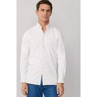 Hackett Regular Fit Pure Cotton Oxford Shirt White