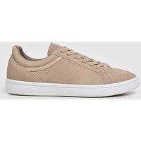 Hackett Suede Lace Up Trainers Beige