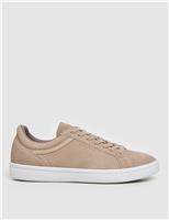 Hackett Suede Lace Up Trainers Beige