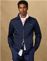 Hackett Pure Cotton Harrington Jacket Navy