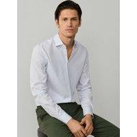 Hackett Tailored Fit Pure Cotton Floral Shirt Blue Mix