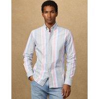 Hackett Slim Fit Pure Cotton Striped Oxford Shirt Multi
