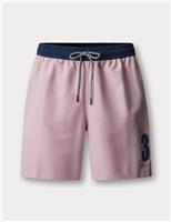 Hackett Pocketed Swim Shorts Pink Mix