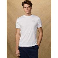 Hackett Pure Cotton Logo T-Shirt White