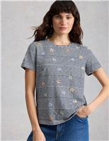 Pure Cotton Striped T-Shirt