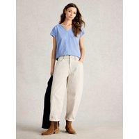 White Stuff Pure Cotton T-Shirt Blue