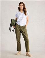 Pure Cotton Embroidered Stripe T-Shirt