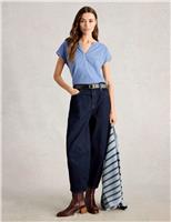 Pure Cotton Nina Notch Neck T-Shirt