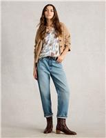 Pure Cotton Floral Print T-Shirt