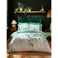 Sara Miller Pure Cotton Fern Garden Bedding Set Green Mix