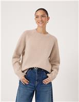 Pure Merino Wool Detachable Roll Neck Jumper