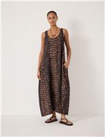 Scoop Neck Maxi Column Dress